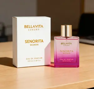 Bella Vita Luxury Senorita EDP 100ml | Fresh Fruity Floral Women’s Perfume | Yuzu, Lotus, Magnolia & Musk | Long Lasting