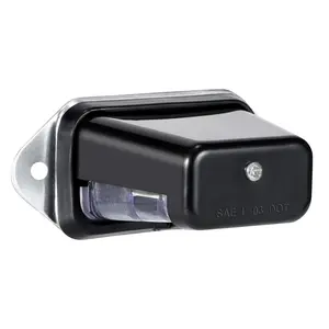 Partsam LED License Tag Light with Holder Drainage Hole for Trailer Truck Pickup UTV ATV RV Boat