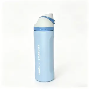 Owala 24oz Portable Insulated Stainless Steel Vacuum Flask - BPA-Free Kitchen Drinkware, 24-Hour Cold Retention, Leak-Proof Flip-Top Lid for Gym, Daily Use