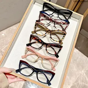 Retro Tortoiseshell Cat-Eye Blue Light Blocking Glasses for Women