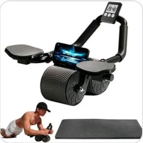 Core Muscles Abdominal Ab Roller with Digital Display for Enhanced Workout Experience
