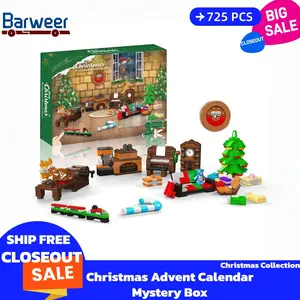 [BARWEER](SHIP FREE)Christmas Advent Calendar Blind Box Christmas Mystery Box With Gift Box Christmas Gift
