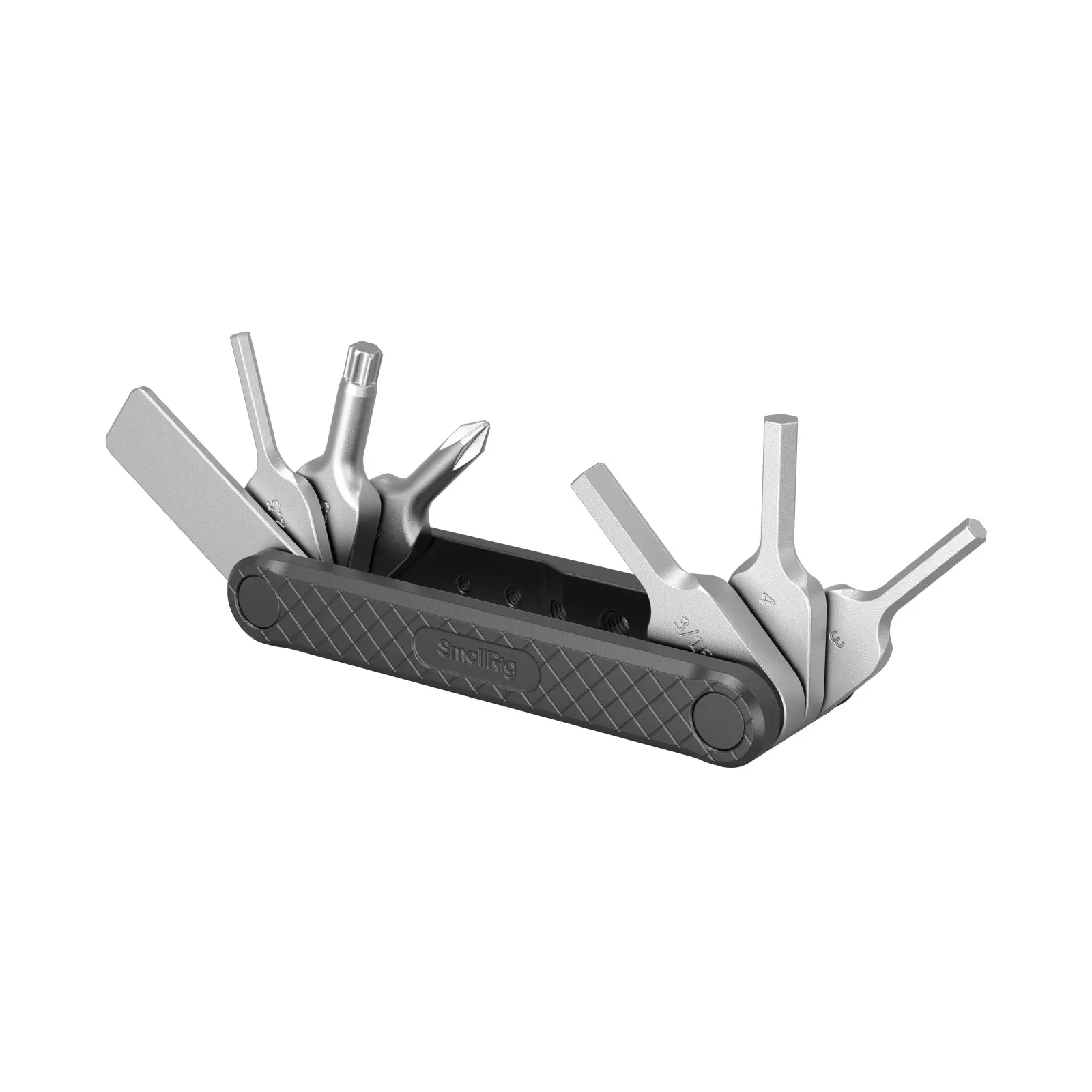 SMALLRIG Folding Tool Set with Screwdrivers and Hex Key Wrenches, Seven Functional Tools Included (Black) - 4681