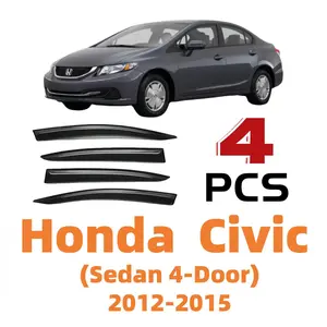 for 2012-2015 Honda Civic Sedan Window Visor/WeatherShield/Rain Visor