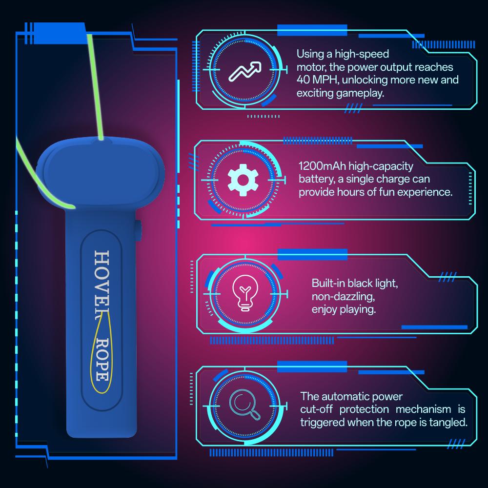 Classic Rope Launcher Toy, Perfect for Kids & Adults - Fly a String Loop in The Air for Endless Tricks & Fun, Wonderment Awaits