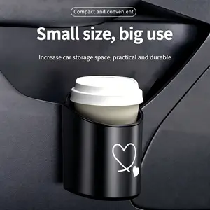 Multi-Functional Car Cup Holder, Universal Back Seat Storage Box, Portable Beverage Rack, Car Accessories Organizer for Water Bottles and Small Items
