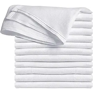 High Absorbancy Reusable Flat Cloth Diapers Soft & Safe 27 X 27 100% Cotton Burp Cloth Also Great to Clean Mirrors Pack of 3
