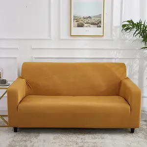 1PC High-Elasticity Solid Color Sofa Cover, Stain-Resistant Sofa Slipcover, Stretchable, Suitable for Armchairs and Sofas, Home Office Furniture Protector, 24 Colors Available (Excluding Cushion Covers)