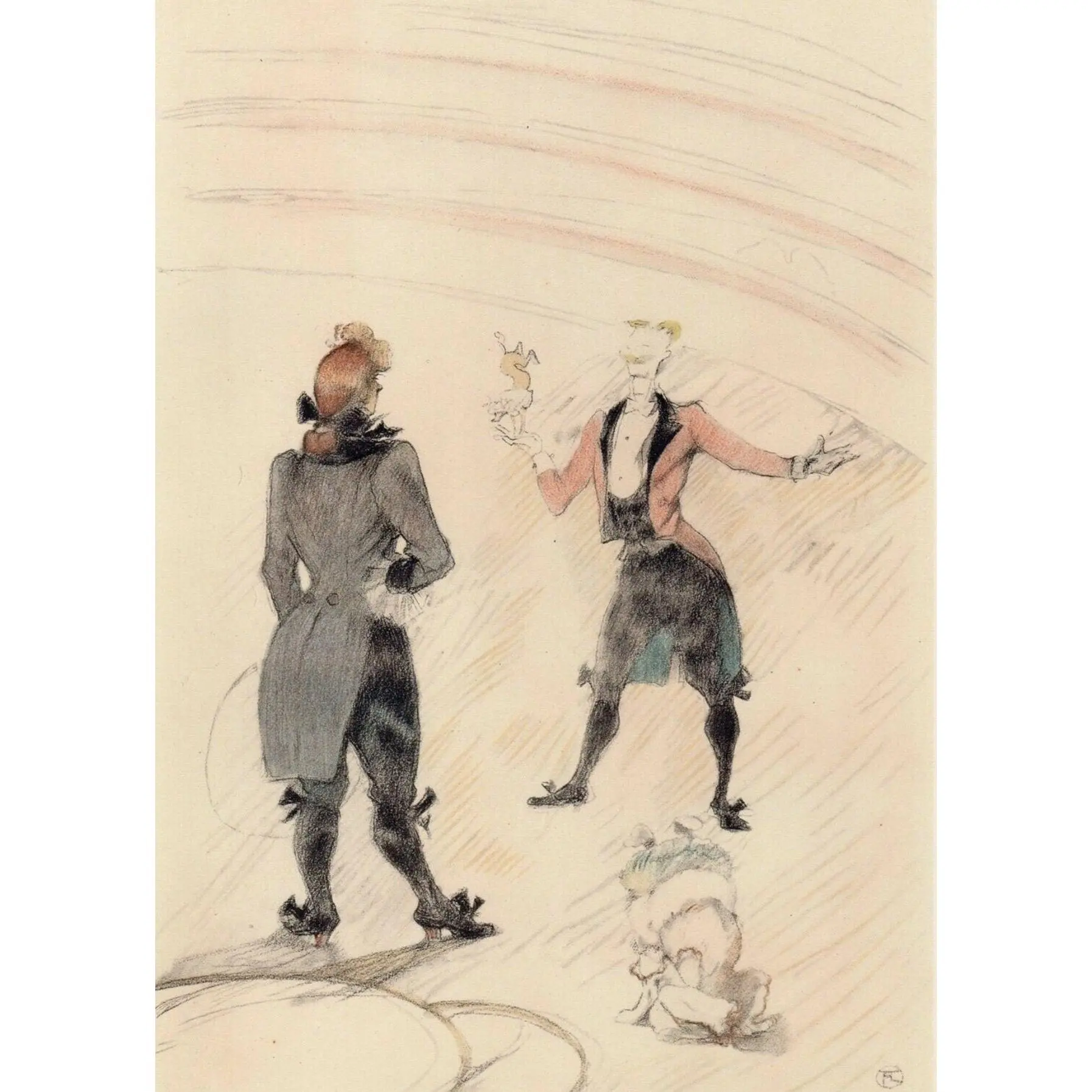 Henri de Toulouse-Lautrec, Dresseur de chiens, The Circus by Toulouse-Lautrec, Limited Edition Lithograph