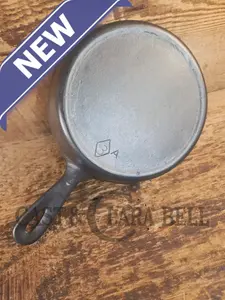 1910-20's Chicago Hardware Foundry #3 Cast Iron Diamond Skillet with Heat Ring.  Our favorite foundry story, restored & ready to use!