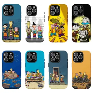 Ed, Edd ,n Eddy 90s Retro Cartoon Phone Case Compatible for iPhone 17Promax 16 15 14 13 12 11 and for Samsung Galaxy S21-S25 Perfect Gift for Friends Childhood Memories