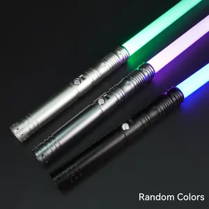 RGB Lightsaber Heavy Dueling Metal Handle Adults Cosplay Random Colors Light Saber