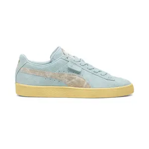PUMA Mens X Palm Tree Crew Suede B Lace Up Sneakers Shoes Casual - Blue