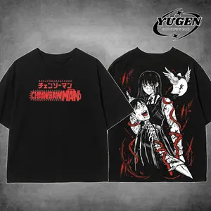[Yūgen Store] Asa Mitaka / War Devil "Yoru" Chainsaw Anime Premium T-Shirt 100% Cotton T-Shirt, Dual Personality Devil Host Tee, Dark Manga Aesthetic Shirt, Anime Fans Outfit, Streetwear Graphic Tee, Gift For Anime Fans