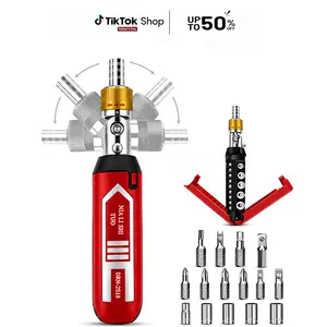 14 in 1 Ratchet Screwdriver Set with Bits Stored in Handle, Compact Magnetic Multi-Bit Precision Screwdriver, 180° Pivoting Head, Portable Repair Tool Kit for Home DIY, Furniture Assembly, Electronics & Car