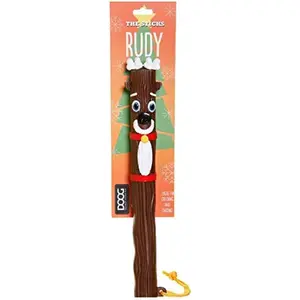 DOOG - the Christmas Sticks Rudy "Reindeer" Fetch Toys Safer than Real Sticks,