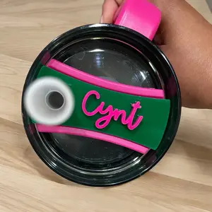 Ozark Tumbler 18 & 40 Oz Nameplate/Topper - Enter name in order comments toppers waterbottle accessories