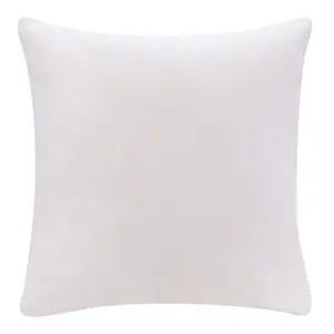 HomeRoots 517048 4 x 20 x 20 in. Ivory Solid Color Zippered 100 Percent Cotton Throw Pillow - Set of 2