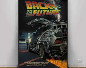 Back To The Future Poster , Wall Art , Wall Prints , Home Decor , Kraft Paper Print , Gift Poster , Movie Poster 45784 151