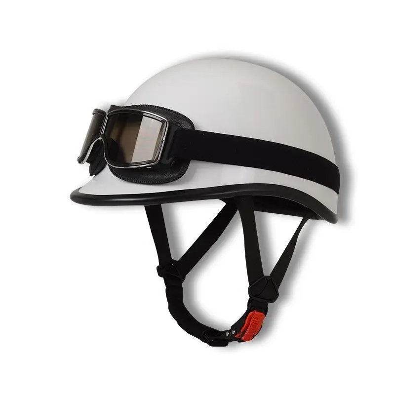 dome helmet motorcycle Daytona Skull Cap DOT - Hi-Gloss Black With 3 Different Shell Sizes Youre Sure To Get That Proportionate Fit Bell Helmets DOME R&D Lab