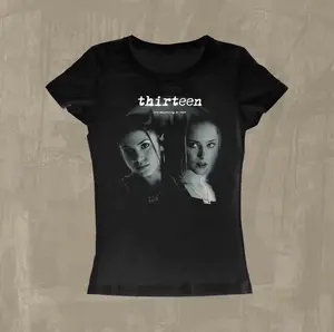 Thirteen Movies Long Sleeve , Thirteen Movies Comfort Color, Tracy Freeland Thirteen Movie Shirt, Y2K Baby Tee for Women, Trendy 2000s Fitted Crop Top, Y2K Retro 2000s