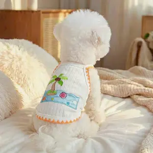 Pola Polo Small Vest Shirts, Pet Dog and Cat Wearable Two-Leg Sports Vest, Teddy Bichon Pomeranian Shih Tzu Clothes