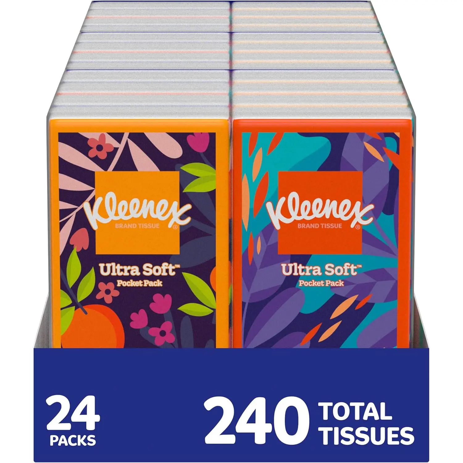 On-The-Go Facial Tissues, 72 Travel Packs, 10 Tissues per Pack