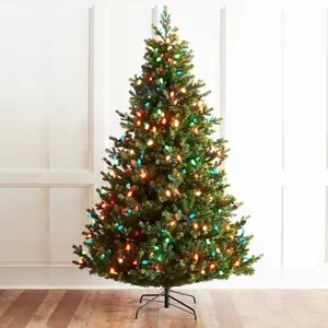 RAZ Imports Vintage Fraser Fir Artificial Christmas Trees with LED C7 Bulbs