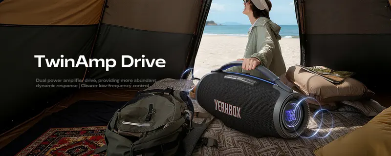 YEAHBOX Ultra 320 High-Power Ultra-Portable Bluetooth Bass Speaker - 300W Rated/500W Peak Power, True 3-Way 5-Driver System, 6×9in Racetrack Woofer, Dual Radiators, RGB Lights, IP65 Rated, Multi-Input (USB, HDMI ARC, Cells), Deep Controlled Bass Impact YEAHBOX Ultra 320 High-Power Ultra-Portable Bluetooth Bass Speaker - 300W Rated/500W Peak Power, True 3-Way 5-Driver System, 6×9in Racetrack Woofer, Dual Radiators, RGB Lights, IP65 Rated, Multi-Input (USB, HDMI ARC, Cells), Deep Controlled Bass Impact