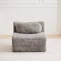 Medium Grey - Single Sofa (34.3")