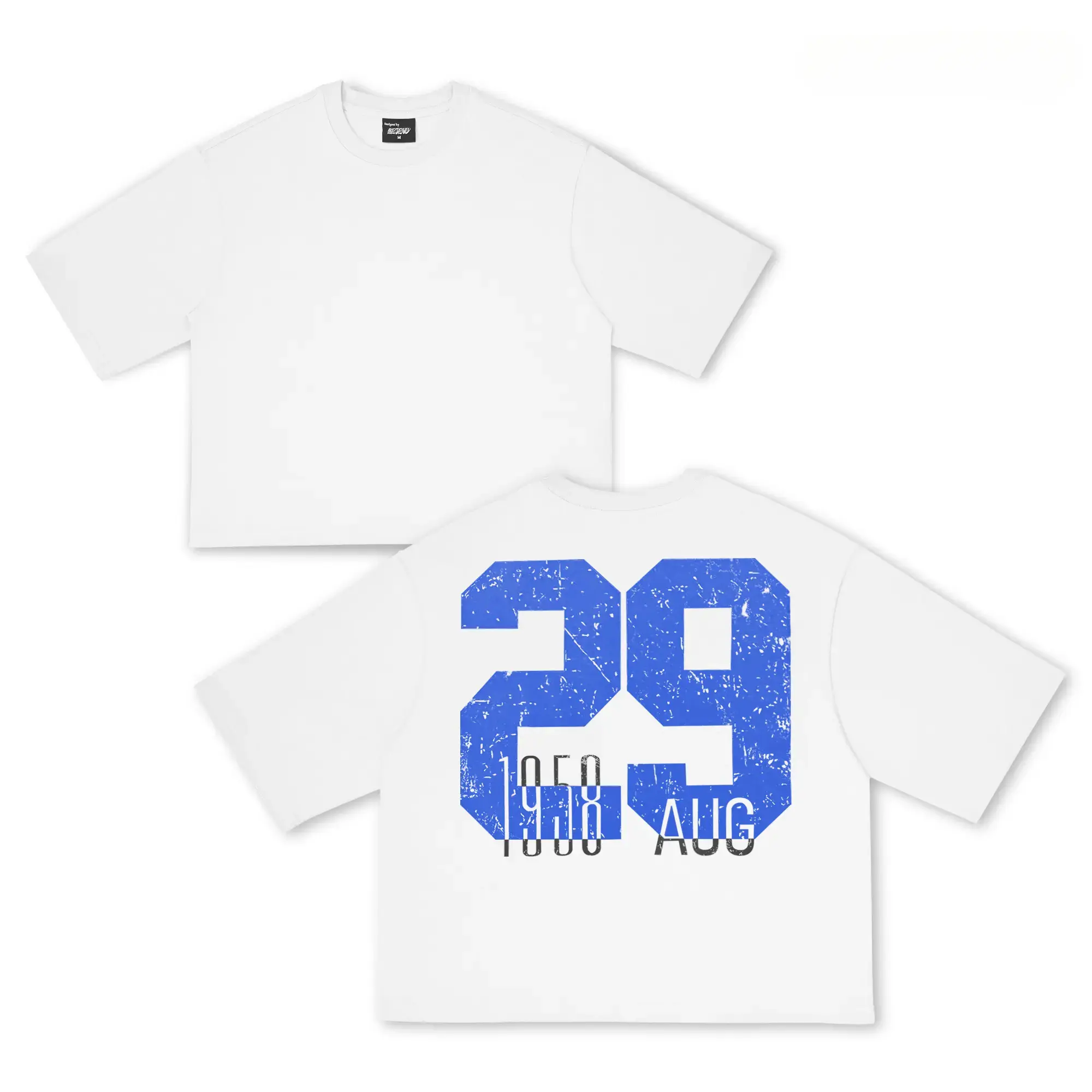 12oz Max Heavyweight Oversized Short Sleeve, 100% Cotton Cropped Tee, Casual Crewneck Tshirt, Mens Graphic Tees, MeJend Boxy tee