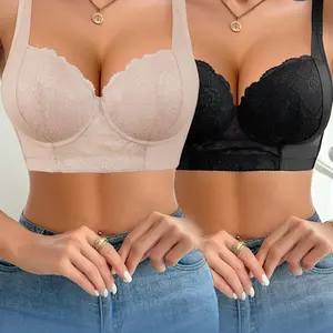 2 - pack sexy lace underwear women's push-up lingerie anti-sagging comfortable bra Bridal Womenswear Underwire Bras Soft Fabric Bra