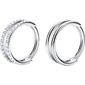 16G  Titanium Nose Hoop Earrings, 10mm Huggie Cartilage & Helix Piercings - , Lightweight, Rhinestone & Plain Options, Secure Hinged Closure