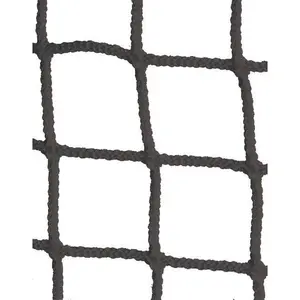 Champion Sports 6mm Lacrosse Net Black with Weather Treated Mesh Coating