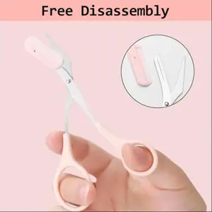 Stainless Steel Eyebrow Trimmer Safety Razor, Anti-Cut Shaving Knife, Beginner-Friendly Grooming Tool, Ideal for Beginners