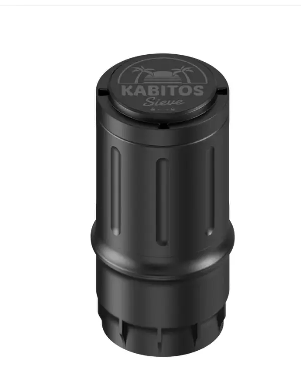 KABITOS Sieve - Patented- Ash separating ashtray & Portable Container for Efficient Product Separation and Reuse - Compact & Durable Design