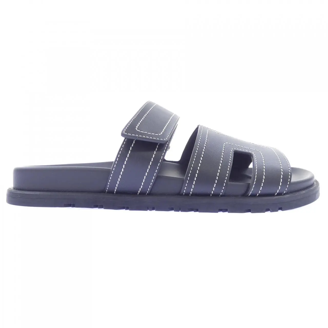 Pre-owned HERMÈS Calfskin Small Leather Goods Hermes Chypre Calf Sandals