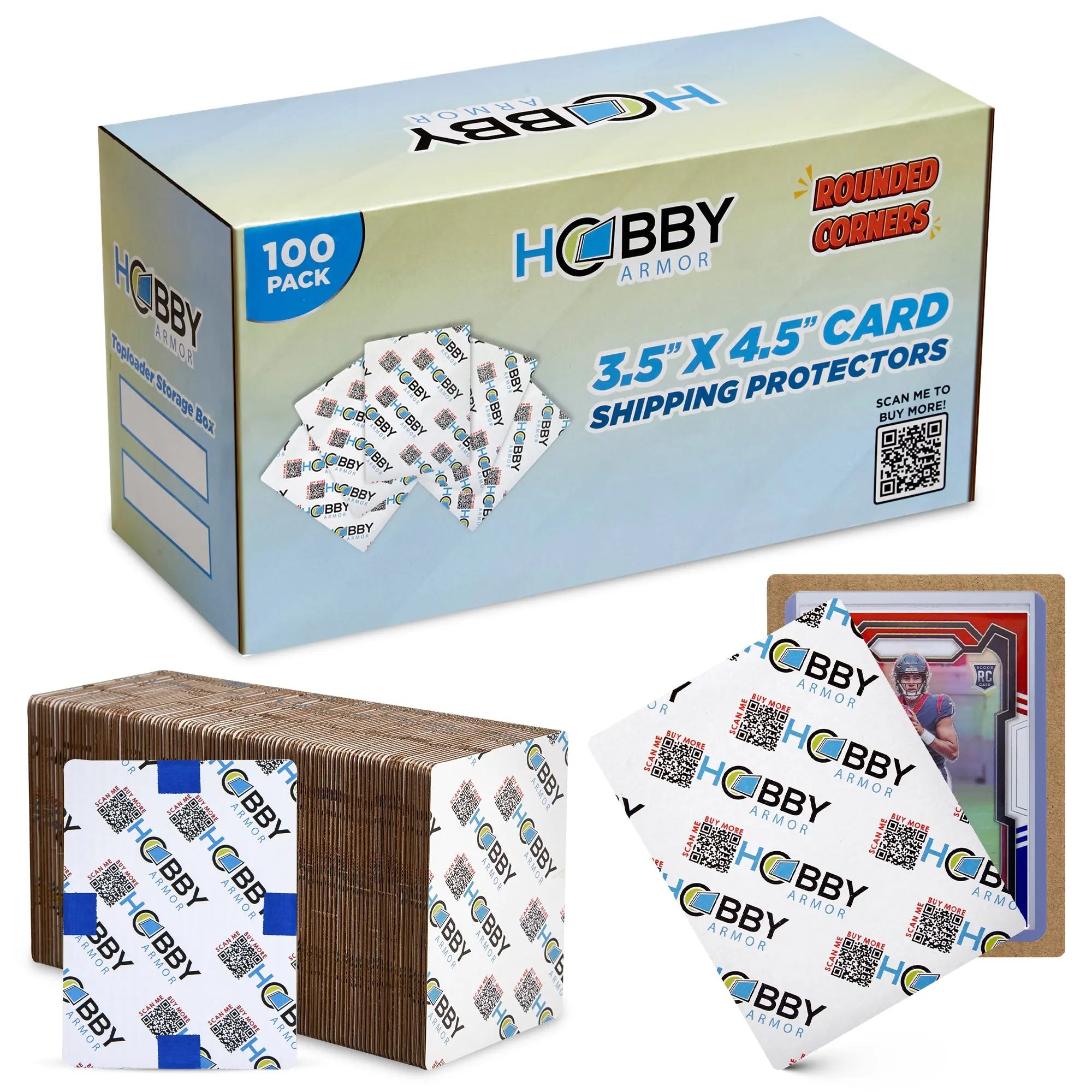 Cardboard Card Shipping Protectors - 3.5" x 4.5" Cardboard Card Shipping Protectors - 3.5" x 4.5"
