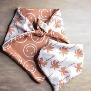 Neutral boho Cooling Dog Bandana, stain proof, machine washable