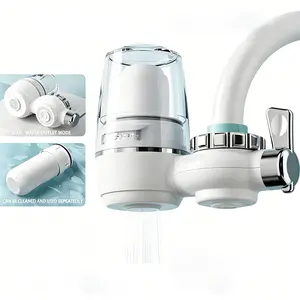 Easy To Install Sink Faucet Water Purifier,Home Water Filter,Quick-Flow 400g Filter System,Nsf- Certified Chloring Reduction,One-Cartridge Taste-Improving Fully Automatic Filter
