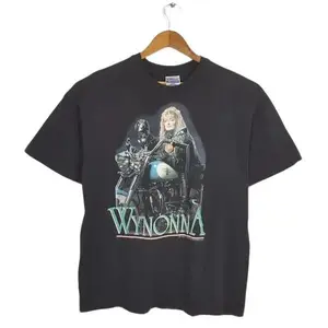 Wynonna Singer X Harley Davidson Tees Vintage 90'sTshirt Shortsleeve Menswear Top Clothing
