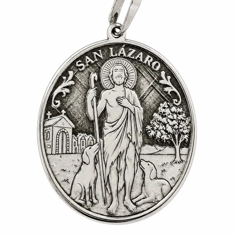 Dige de San Lazaro en plata 925 size 30 cm