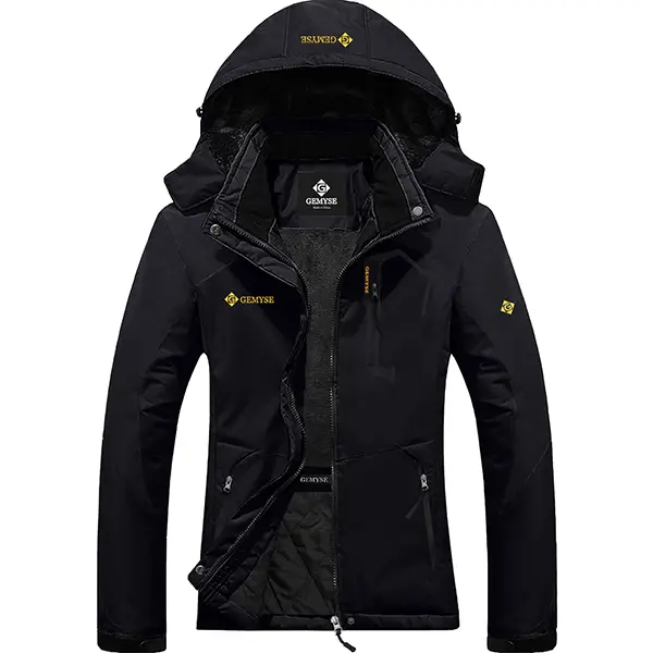 GEMYSE Women's Mountain Waterproof Ski Snow Jacket Rain Winter Jacket Coat Hooded Windproof Parka