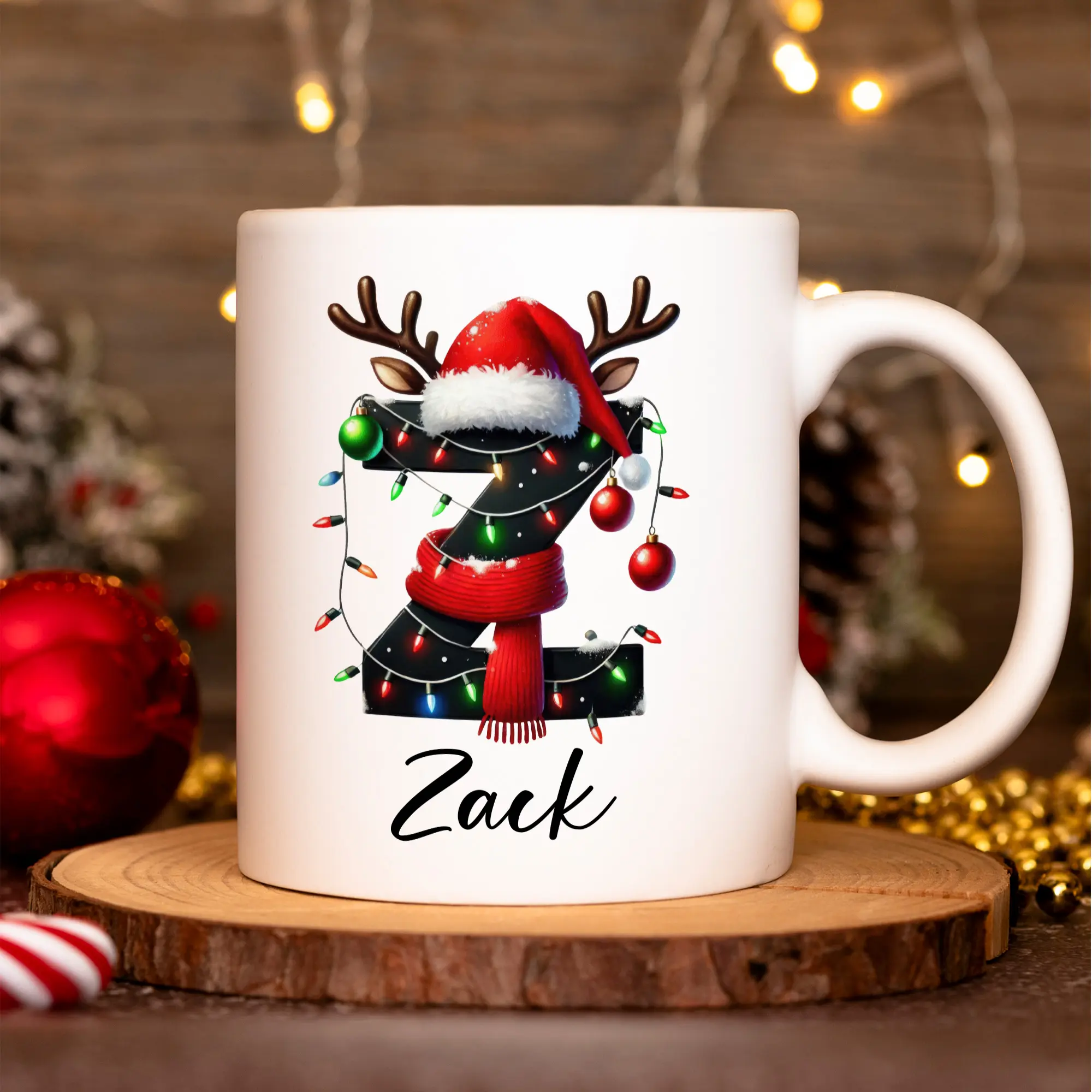 Custom Christmas Mug, Perfect Gift Idea, Unique Xmas Gift Idea, Customized Winter Mug, Monogram Coffee Mug, Holiday Mug, Hot Chocolate Mug, Xmas Gift, Xmas Mug, Custom Gift, Personalized Gift, Mug Gift