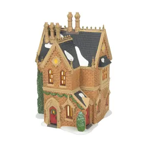 Department 56 Dickens Village Covent Garden Manor Lit Building, 7.52 Inch, Multicolor