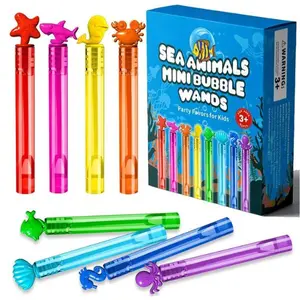 32Pcs Mini Bubble Wands Set, 8 Styles & Colors, Kids Party Favors, Birthday Classroom Prizes, Summer Outdoor Gifts for Girls Boys, Gift Set