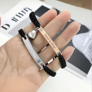 Magnetic Heart Bird Bracelets Set, Handmade Alloy Couple Gifts, Adjustable Love Jewelry, Perfect Anniversary Present, Romantic Gift Ideas, Heart Shaped Bracelet