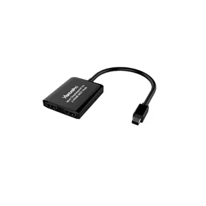 Xtrempro  2-Port Mini DisplayPort 1.2 to Multi-Stream Transport Hub Audio Video Adapter