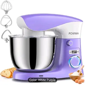 6.5 Qt Electric Stand Mixer, Electric Kitchen Mixer, 10+P Speed Dough Mixer with Whisk, Beater & Dough Hook, Dishwasher Safe, Food Mixer for Baking And Daily Use