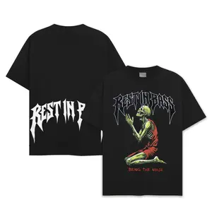 Rest In Bass Bring The Noise Praiseche Praying Tour T-Shirt, Reaper Rapper Design, Skull Artist Hoodie, Hip Hop Streetwear, Unisex Music Apparel Gift
